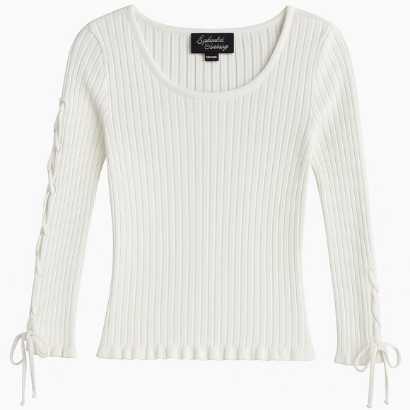 Vintage White Long Sleeve Tee - Picture 1 of 2